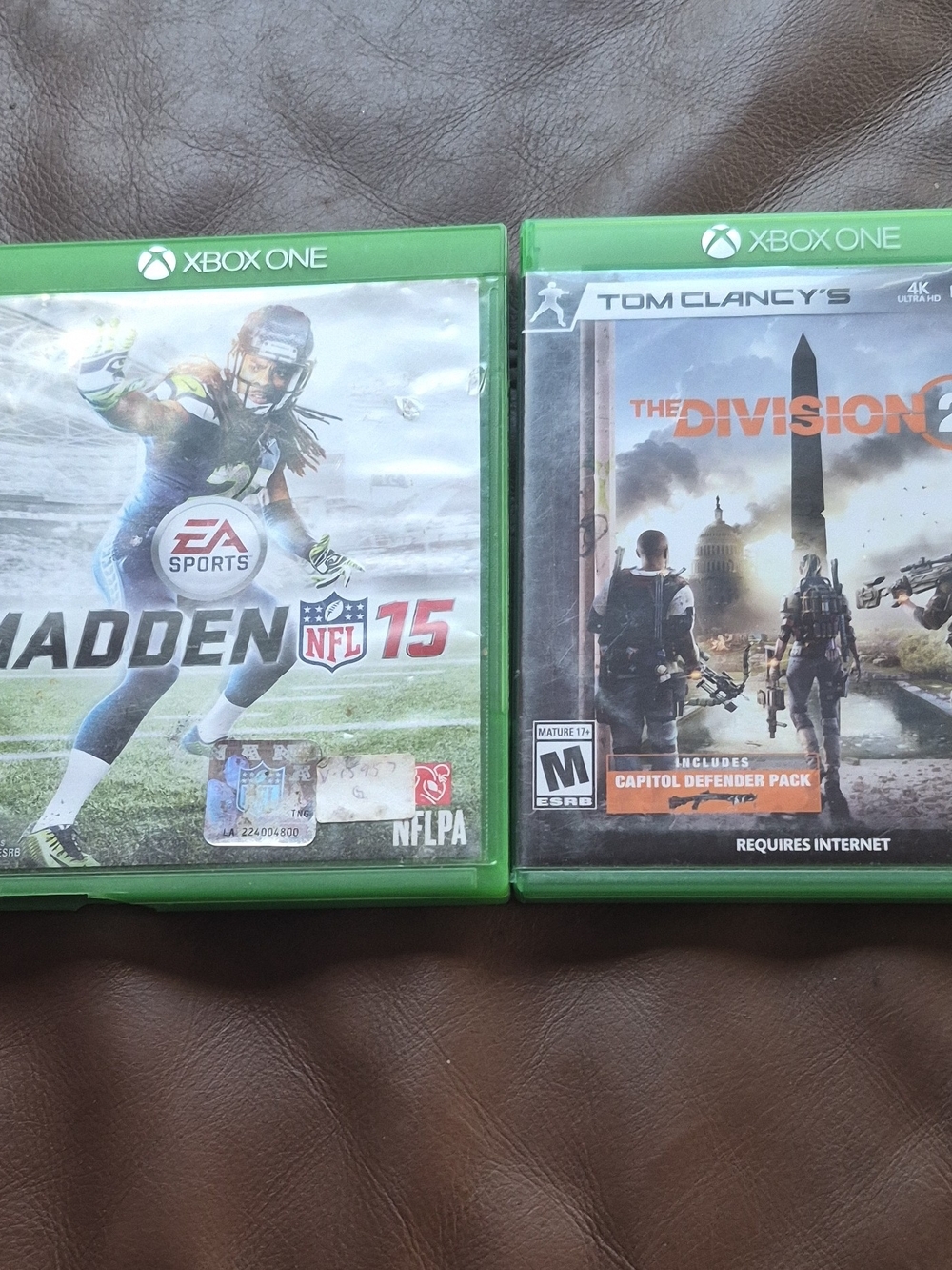 Xbox One Game Lot Missing Manuals